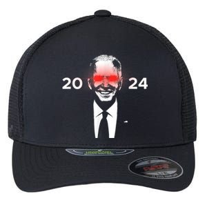 Dark Brandon 2024 Joe Biden's Campaign Flexfit Unipanel Trucker Cap