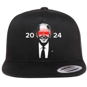 Dark Brandon 2024 Joe Biden's Campaign Flat Bill Trucker Hat