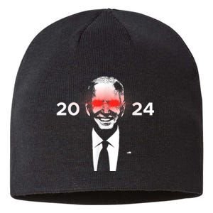 Dark Brandon 2024 Joe Biden's Campaign Sustainable Beanie