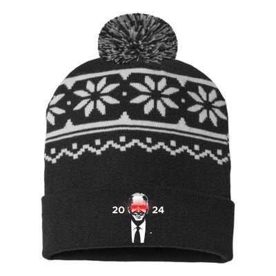 Dark Brandon 2024 Joe Biden's Campaign USA-Made Snowflake Beanie