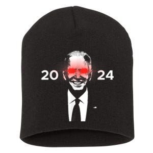 Dark Brandon 2024 Joe Biden's Campaign Short Acrylic Beanie