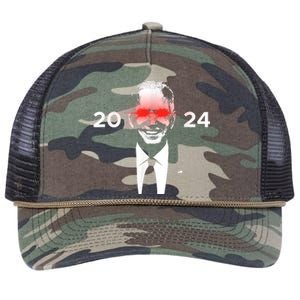 Dark Brandon 2024 Joe Biden's Campaign Retro Rope Trucker Hat Cap