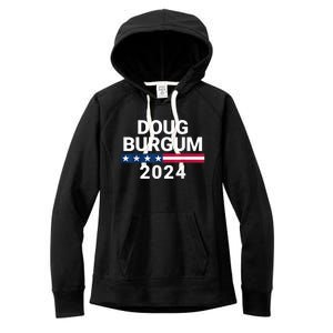 Doug Burgum 2024 Doug Burgum For Presidential Election 2024 Women's Fleece Hoodie