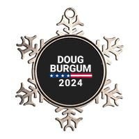 Doug Burgum 2024 Doug Burgum For Presidential Election 2024 Metallic Star Ornament