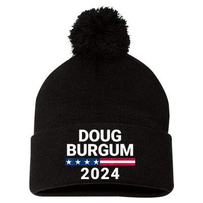 Doug Burgum 2024 Doug Burgum For Presidential Election 2024 Pom Pom 12in Knit Beanie