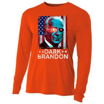 Dark Brandon 2024 Joe Biden Saving Funny Cooling Performance Long Sleeve Crew