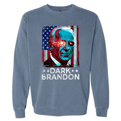 Dark Brandon 2024 Joe Biden Saving Funny Garment-Dyed Sweatshirt