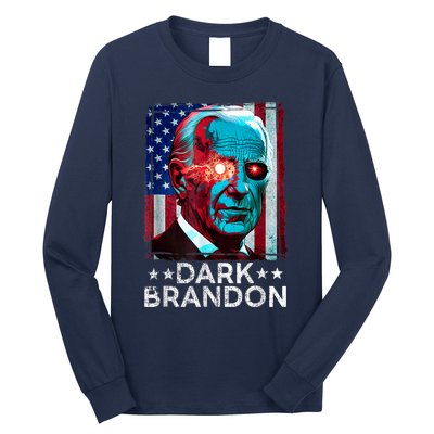 Dark Brandon 2024 Joe Biden Saving Funny Long Sleeve Shirt