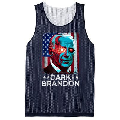 Dark Brandon 2024 Joe Biden Saving Funny Mesh Reversible Basketball Jersey Tank