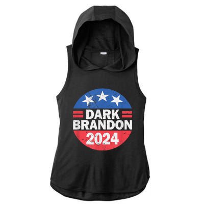 Dark Brandon 2024 Ladies PosiCharge Tri-Blend Wicking Draft Hoodie Tank