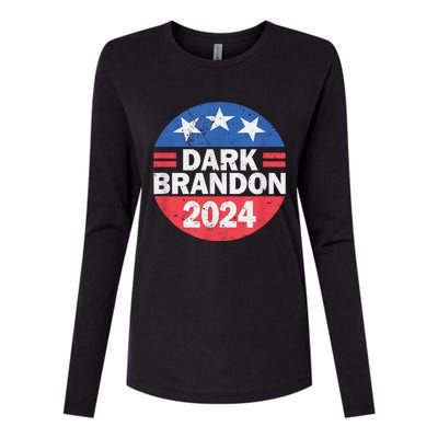 Dark Brandon 2024 Womens Cotton Relaxed Long Sleeve T-Shirt