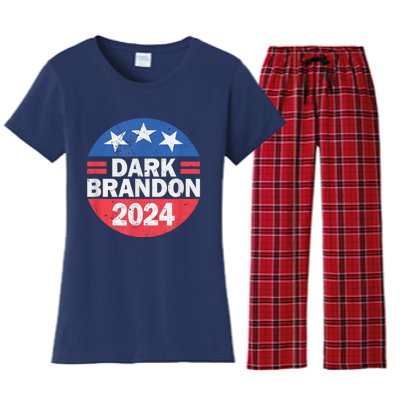 Dark Brandon 2024 Women's Flannel Pajama Set