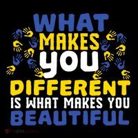 Different Beautiful 21 World Down Syndrome Awareness Day Poster