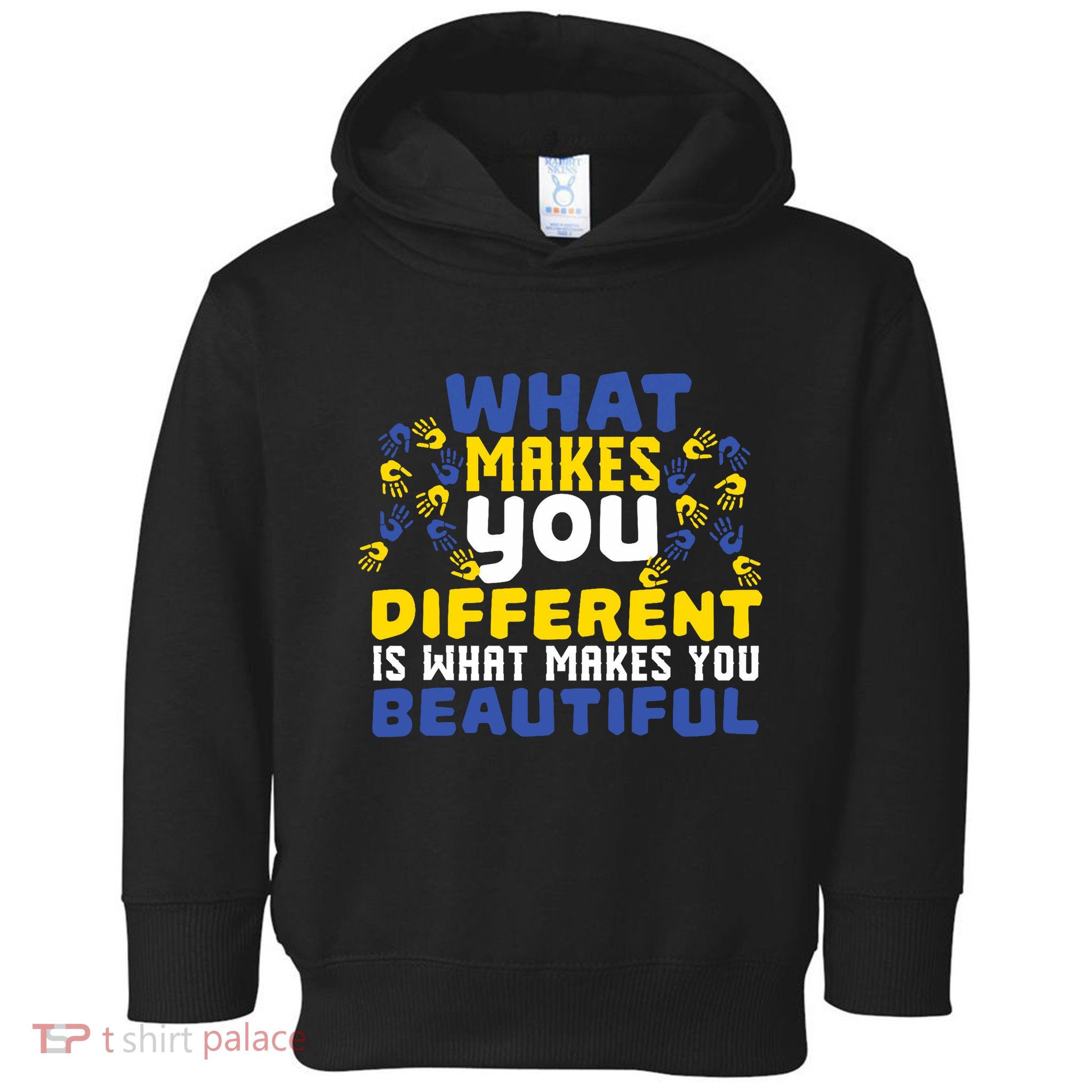 Different Beautiful 21 World Down Syndrome Awareness Day Toddler Hoodie