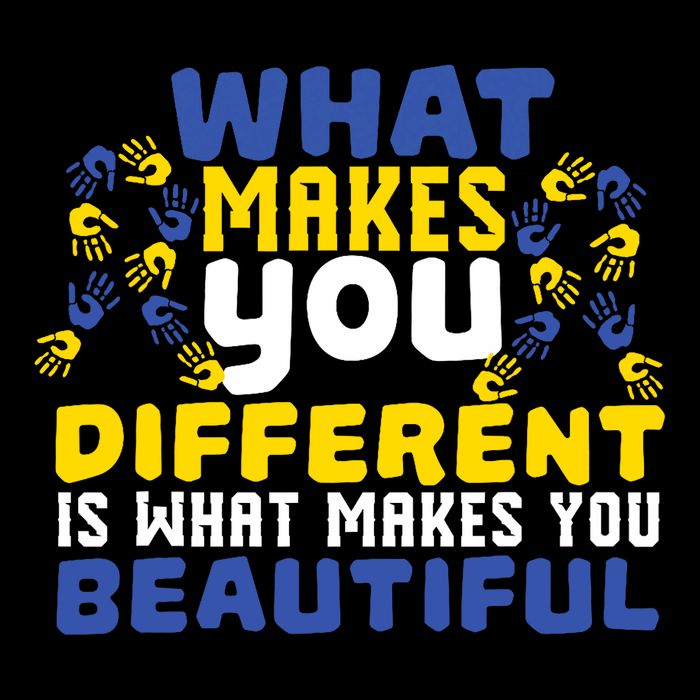 Different Beautiful 21 World Down Syndrome Awareness Day Short Acrylic Beanie