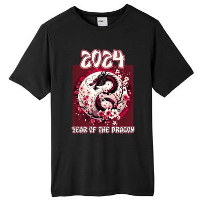 Dragon & Blossoms 2024 Year Of The Dragon Tall Fusion ChromaSoft Performance T-Shirt