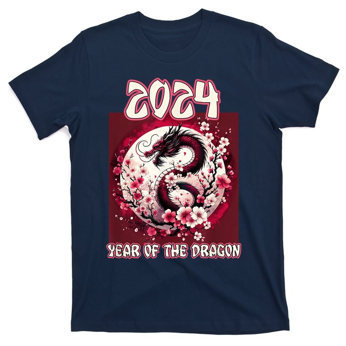 Dragon & Blossoms 2024 Year Of The Dragon T-Shirt