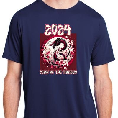 Dragon & Blossoms 2024 Year Of The Dragon Adult ChromaSoft Performance T-Shirt