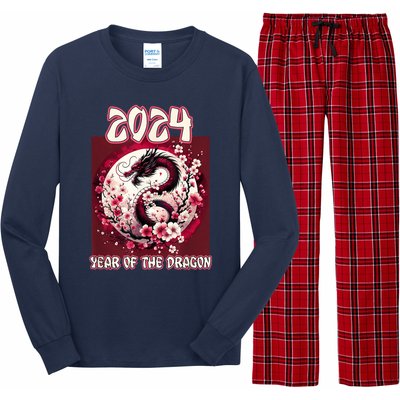 Dragon & Blossoms 2024 Year Of The Dragon Long Sleeve Pajama Set