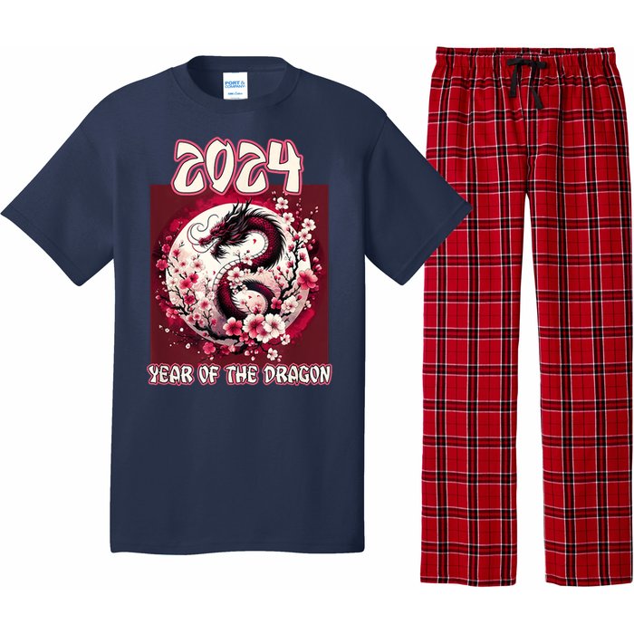 Dragon & Blossoms 2024 Year Of The Dragon Pajama Set