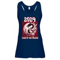 Dragon & Blossoms 2024 Year Of The Dragon Ladies Essential Flowy Tank