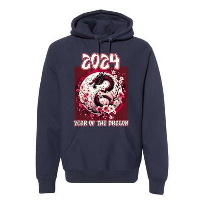 Dragon & Blossoms 2024 Year Of The Dragon Premium Hoodie