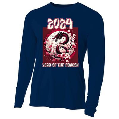 Dragon & Blossoms 2024 Year Of The Dragon Cooling Performance Long Sleeve Crew