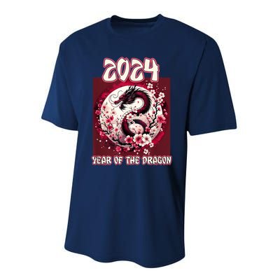 Dragon & Blossoms 2024 Year Of The Dragon Performance Sprint T-Shirt