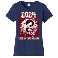 Dragon & Blossoms 2024 Year Of The Dragon Women's T-Shirt