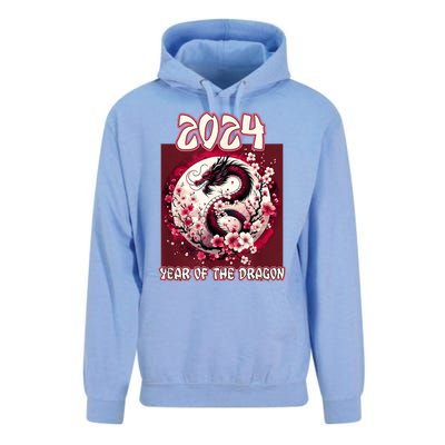 Dragon & Blossoms 2024 Year Of The Dragon Unisex Surf Hoodie