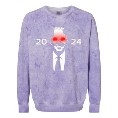 Dark Brandon 2024 Joe BidenS Campaign Colorblast Crewneck Sweatshirt