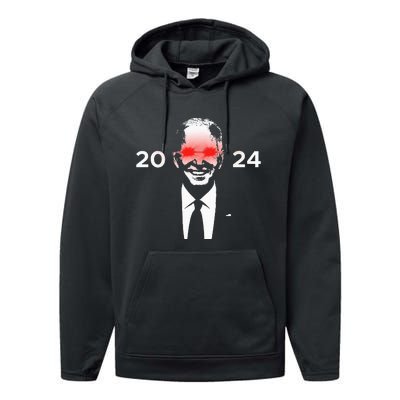 Dark Brandon 2024 Joe BidenS Campaign Performance Fleece Hoodie