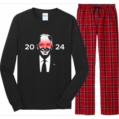 Dark Brandon 2024 Joe BidenS Campaign Long Sleeve Pajama Set