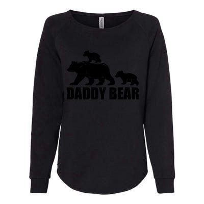 Daddy Bear 2 Cubs Daddy Bear Twin T Dad 2 T Womens California Wash Sweatshirt