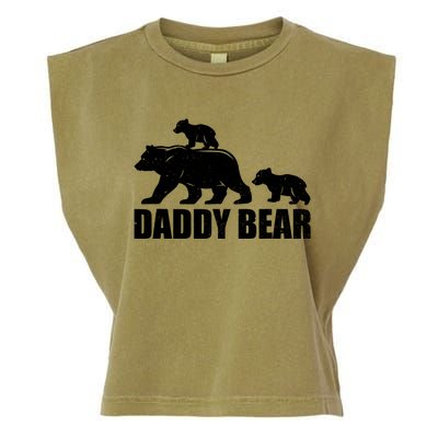 Daddy Bear 2 Cubs Daddy Bear Twin T Dad 2 T Garment-Dyed Women's Muscle Tee