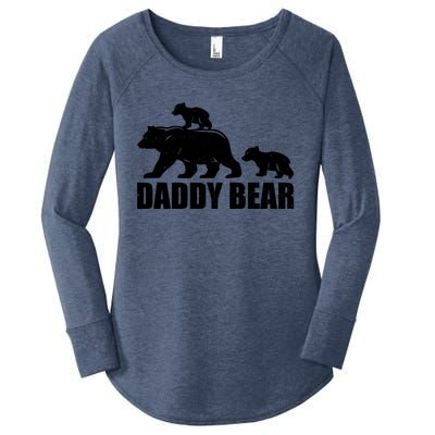 Daddy Bear 2 Cubs Daddy Bear Twin T Dad 2 T Women's Perfect Tri Tunic Long Sleeve Shirt