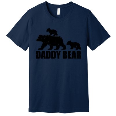 Daddy Bear 2 Cubs Daddy Bear Twin T Dad 2 T Premium T-Shirt