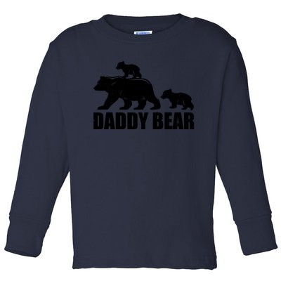 Daddy Bear 2 Cubs Daddy Bear Twin T Dad 2 T Toddler Long Sleeve Shirt