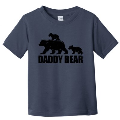 Daddy Bear 2 Cubs Daddy Bear Twin T Dad 2 T Toddler T-Shirt