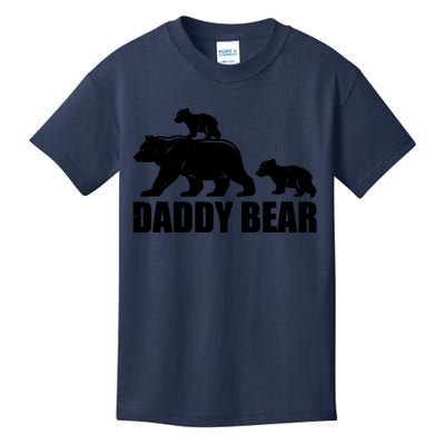 Daddy Bear 2 Cubs Daddy Bear Twin T Dad 2 T Kids T-Shirt