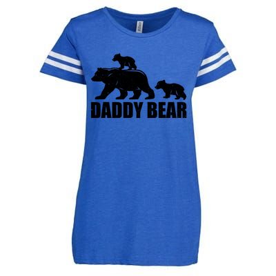 Daddy Bear 2 Cubs Daddy Bear Twin T Dad 2 T Enza Ladies Jersey Football T-Shirt