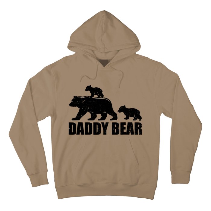 Daddy Bear 2 Cubs Daddy Bear Twin T Dad 2 T Hoodie