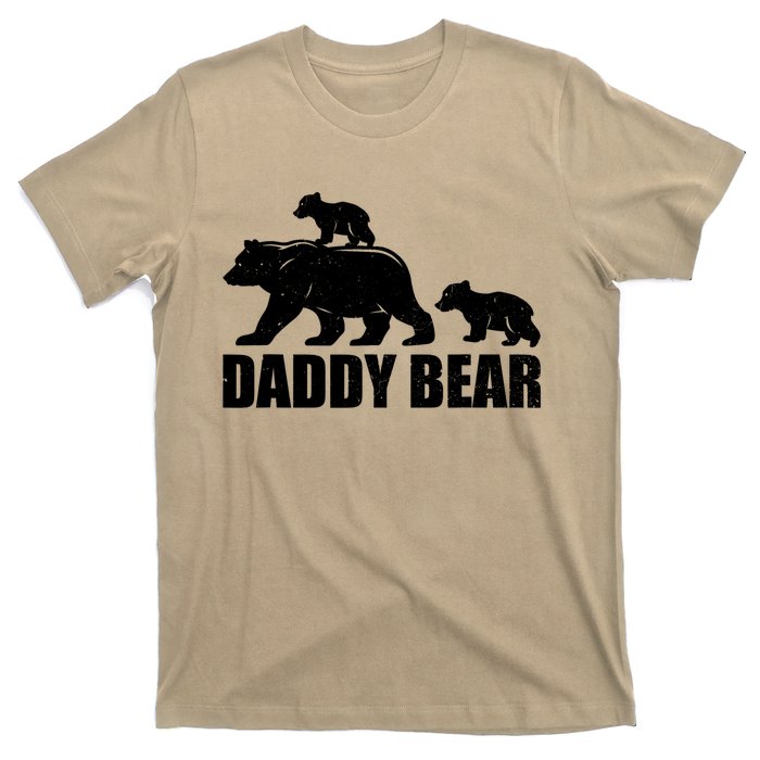 Daddy Bear 2 Cubs Daddy Bear Twin T Dad 2 T T-Shirt