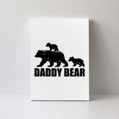 Daddy Bear 2 Cubs Daddy Bear Twin T Dad 2 T Canvas