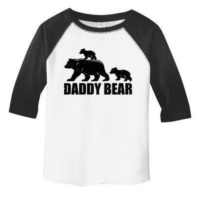 Daddy Bear 2 Cubs Daddy Bear Twin T Dad 2 T Toddler Fine Jersey T-Shirt