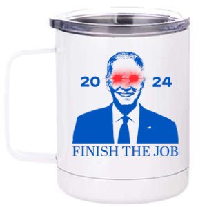 Dark Brandon 2024 Biden Harris 2024 12 oz Stainless Steel Tumbler Cup