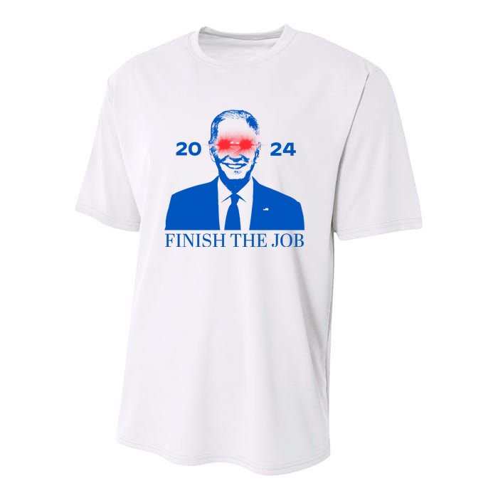 Dark Brandon 2024 Biden Harris 2024 Youth Performance Sprint T-Shirt