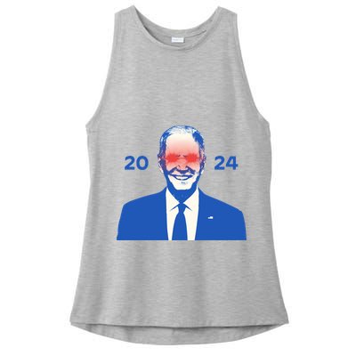 Dark Brandon 2024 Joe BidenS Campaign Ladies PosiCharge Tri-Blend Wicking Tank