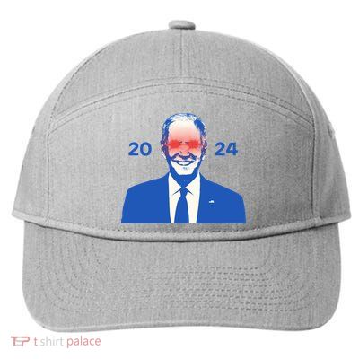 Dark Brandon 2024 Joe BidenS Campaign 7-Panel Snapback Hat