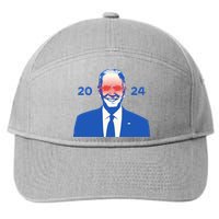 Dark Brandon 2024 Joe BidenS Campaign 7-Panel Snapback Hat